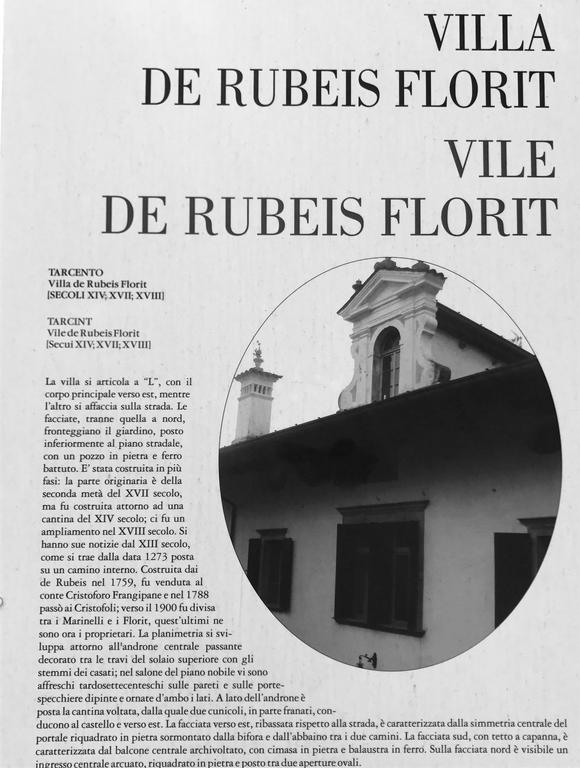 Villa De Rubeis Florit Tarcento Exterior foto